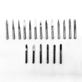 Набор "Старт плюс" гравировальных фрез по дереву и пластику