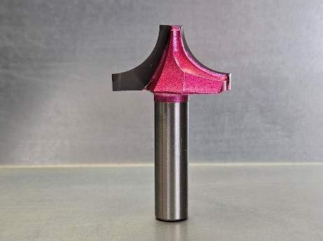 Фреза профильная для фасадов D40.6xH16.5xL61.5 R=16 S=12 PROCUT 209216P (L1-61.5 мм, L2-16.5 мм, D1-40.6 мм, D2-12 мм)