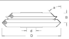 Фреза насадная Dimar 7410031 сращивание 90 и 180 гр заготовки Max 28 мм D170x28 Z2 сменные ножи посадка 30