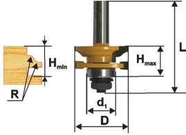 Фреза комбинированная рамочная ф41х24мм хв. 12мм Энкор 46528