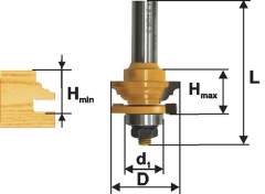 Фреза комбинированная рамочная ф41х24мм хв. 12мм Энкор 46527