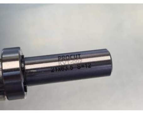 Фреза обгонная"Кукуруза" верхний подш. D=21x63.5x114 S=12 PROCUT KVT-002 (L1-114 мм, L2-63.5 мм, D1-21 мм, D2-12 мм)
