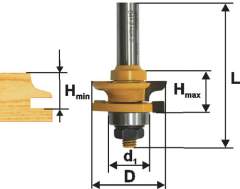 Фреза комбинированная рамочная ф41х24мм хв. 12мм Энкор 46526