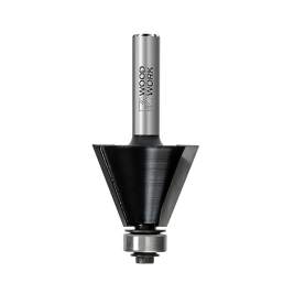 Фреза фасочная с подшипником угол=45° D=34.9 L=65 S=12 Woodwork 936.3545.12