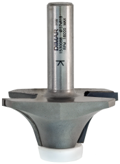Фреза Dimar 1530089 для вклейки мойки стенки 17° гр радиус R19мм D57x24 L76 подшипник конический пластик, хвостовик 12