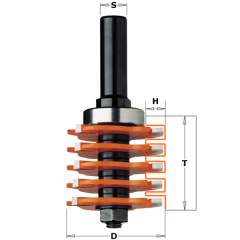СМТ Фреза пазовая наборная Z3 S=12,7 D=47,6x40 800.616.11