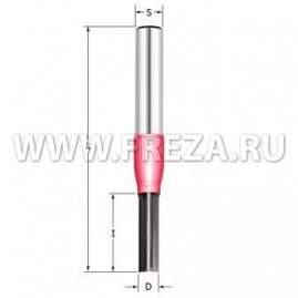 Фреза пазовая монолитная Z=2 D=5x12x69 S=8 PROCUT 107693P