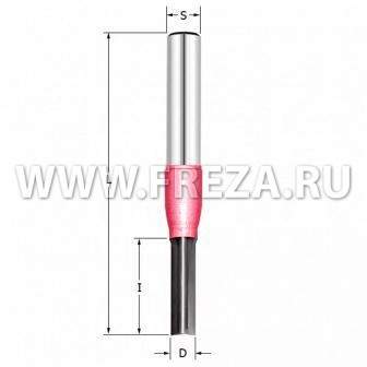 Фреза пазовая монолитная Z=2 D=5x12x69 S=8 PROCUT 107693P (L1-69 мм, L2-12 мм, D1-5 мм, D2-8 мм)