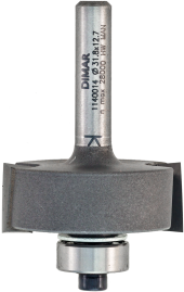 Фреза Dimar 1140013 четверть 9,5мм D31,8x12,7 L51,5 подшипник, хвостовик 6