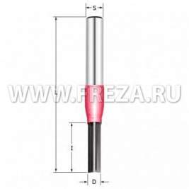 Фреза пазовая монолит. Z=2 D=2x6x43 S=6 PROCUT 107106P