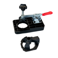 Приспособление для сверления петель с прижимом 132x79x16 UNIQTOOL UTD-0022