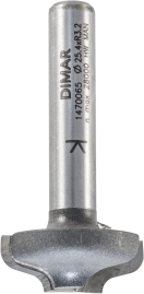 Фреза Dimar 1470065 псевдофиленка Рим R3,2 врезная D25,4x9,5 L49 хвостовик 8