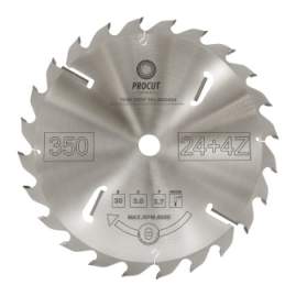 Пила для многопильного станка 400x50x4/2.8 Z=24 (+4) PROCUT 791.4005024