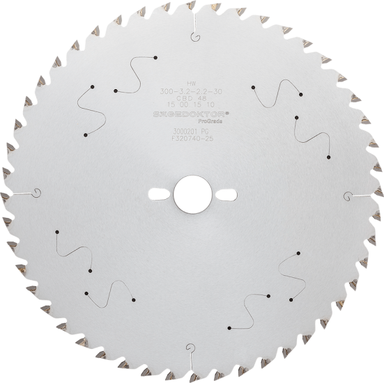 Пила SÄGEDOKTOR 350x3.5x2.5x30x42Z CBD15 B-07 ProGrade Laser Slits Pinholes 3500210 PG W3332
