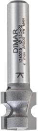 Фреза Dimar 1240015 катушка R2 D13,5x12,7 L45 хвостовик 8