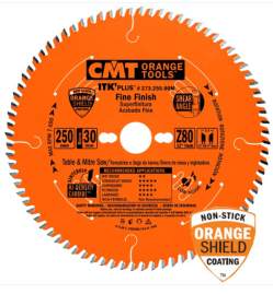 Диск пильный 190x30(+20+16)x1,7/1,1 15° 10° ATB + 8° SHEAR Z=64 CMT 273.190.64M