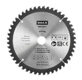 Диск пильный ф165х20 z48   ламинат Энкор 512471