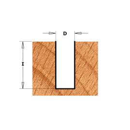 Фреза концевая CMT-contractor пазовая S=8 D=22x25,4x57,2 Z=2 K911-220