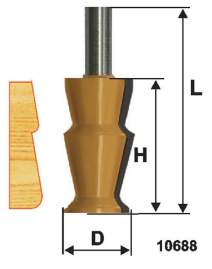 Фреза кром фигурная ф32х57мм хв 12мм Энкор 10688