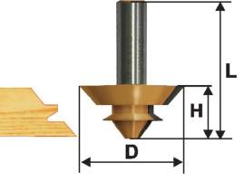 Фреза комб универсальная ф69,9х30мм хв 12мм Энкор 10613