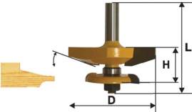 Фреза фигир горизонтальная дв/ст ф79,4мм хв 12мм Энкор 9332