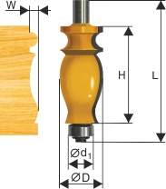 Фреза кромочная фигурная ф25,4х41мм хв 12мм Энкор 10578 (L1- мм, L2- мм, D1- мм, D2- мм)