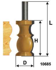 Фреза кром фигурная ф32х57мм хв 12мм Энкор 10685
