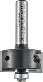 Фреза Dimar E1143205 DTECH четверть 9,5мм сменные ножи D28,6x13,25 L51,7 подшипник, хвостовик 8