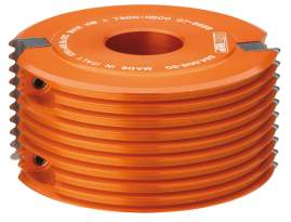 СМТ Фреза минишип F=40 D=130x47 насадная (алюм.) смен.ножи HM (кейс) 694.008.40