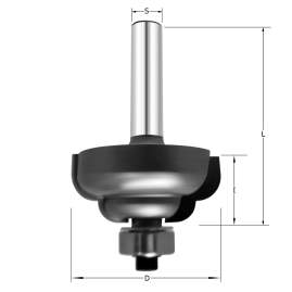 Фреза профильная "Двойное внутреннее скругление" D=35x16x57 S=8 PROCUT 602.273516
