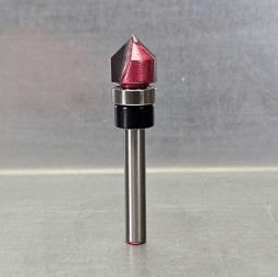 Фреза пазовая V образная (с верхним подшипником) 90° D=12x12x56 S=8 PROCUT 218820P