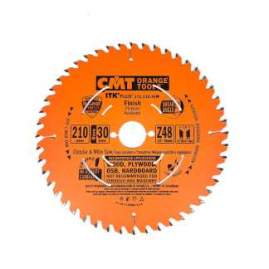 Диск пильный 210x30(+25)x1,8/1,2 15° 10° ATB + 8° SHEAR Z=48 CMT 272.210.48M