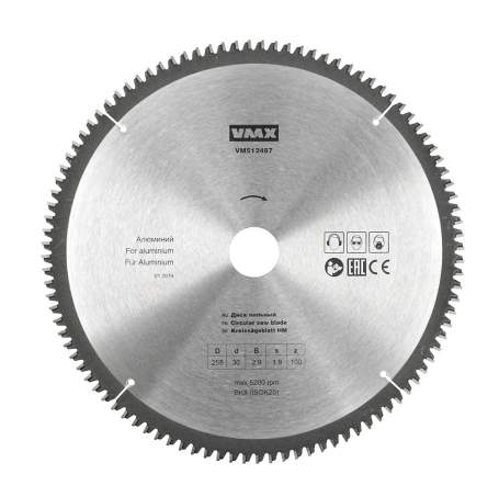 Диск пильный ф255х30 z100   алюминий Энкор 512487