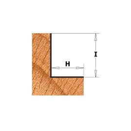 Фреза концевая CMT-contractor четвертная (нижн. подш.) S=8 D=31,7x12,7 K935-317