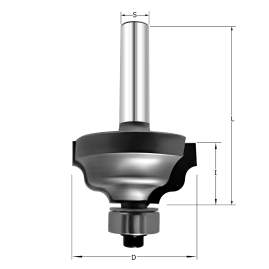 Фреза профильная "Двойное внешнее скругление" D=31.8x15.9x57.8 S=8 PROCUT 602.283115