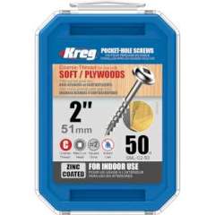 Шурупы с крупным шагом 2" - 50 шт Kreg SML-C2-50-INT