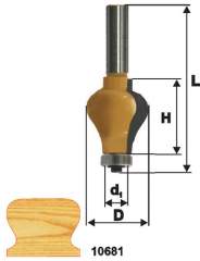 Фреза кром фигурная ф32х38мм хв 12мм Энкор 10681