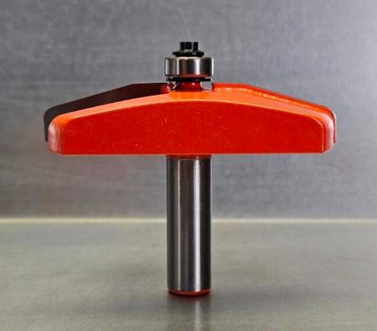 Фреза для филёнки "Скат" скругленный 76,2x15,9x65,7 12 РЕЗЕЦ 7020032 (L1-65.7 мм, L2-15.9 мм, D1-76.2 мм, D2-12 мм)