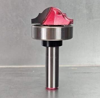 Фреза "Гусёк" с верхним подшипником R1=6,35 R2=10,3 D=35x14,4 S=12 PROCUT 222212BP (L1- мм, L2-14.4 мм, D1-35 мм, D2-12 мм)