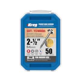 Шурупы с крупным шагом 2-1/2" - 50 шт Kreg SML-C250-50-INT