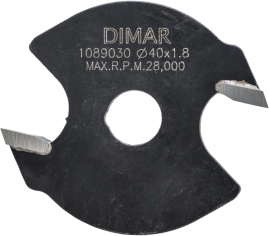 Фреза Dimar 1089030 дисковая коническая торцевой паз 1,85 мм D39,5 посадка для оправки