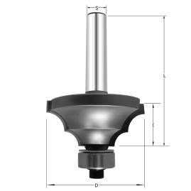 Фреза профильная "Двойное скругление 2" D=35x16x54 S=8 PROCUT 603.213516