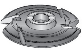 Фреза насадная Dimar 7420471 филенка профиль 3 D156x17x50,5 Z2 сменные ножи посадка 30