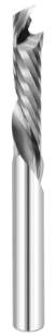 Фреза спиральная однозаходная двунаправленный рез (компрессионная) D=3.175x17x45 S=3.175 Z1 Tideway LCZ1C31751 (L1-45 мм, L2-17 мм, D1-3.175 мм, D2-3.175 мм)