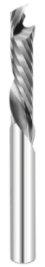 Фреза спиральная однозаходная двунаправленный рез (компрессионная) D=3.175x17x45 S=3.175 Z1 Tideway LCZ1C31751