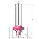 Фреза врезная радиусная  (псевдофиленка) R=12.7 D=34.93x22.2x65 d1=10 S=12 PROCUT 213231P (L1-65 мм, L2-25.45 мм, D1-34.93 мм, D2-12 мм)