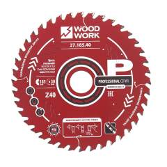 Диск пильный для поперечного реза дерева 210*1.8/1.2*30H*48T ATB + 8° SHEAR Woodwork 27.210.48