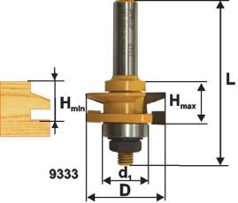 Фреза комб рамочная ф41,3х26мм хв 12мм Энкор 9333