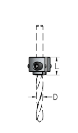 Ограничитель WPW TATM3070 регулируемый для сверел D3÷7 L14