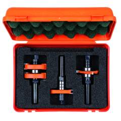 СМТ Комплект 3 фрез шип-паз регулируемый (фасад mission & shaker) (кейс мал.) S=12 D=41,2x84,9 900.625.11